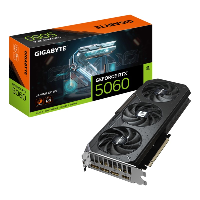 Gigabyte GeForce RTX 5060 Gaming OC 8GB Gigabyte GeForce RTX 5060 Gaming OC 8GB